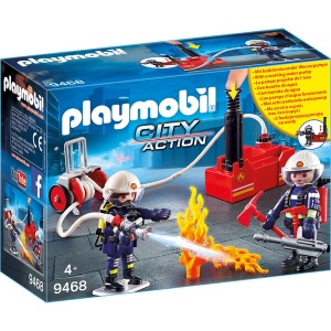 Playmobil Конструктор Пожарные с водяным насосом 14276 GU  фото, kupilegko.ru
