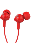 Проводная гарнитура JBL C100SIU, красная  фото, kupilegko.ru