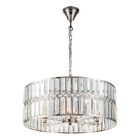Подвесная люстра iLamp Triumph 6122-600 Nickel  фото, kupilegko.ru
