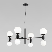 Подвесная люстра Eurosvet Bubble 30182/8 черный  фото, kupilegko.ru
