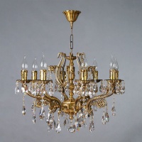 Подвесная люстра Ambiente Ferro 8828/8 AB Tear Drop  фото, kupilegko.ru