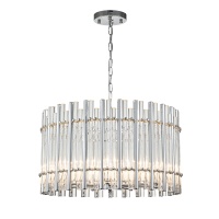 Подвесная люстра Indigo Violino 12025/7P Chrome V000308  фото, kupilegko.ru