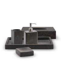 Hammam Dark Grey Набор для ванной комнаты Aquanova  фото, kupilegko.ru