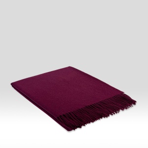 100% Cashmere Claret Плед McNutt of Donegal  фото, kupilegko.ru