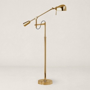 RL '67 Boom-Arm Natural Brass Напольная лампа Ralph Lauren Home  фото, kupilegko.ru