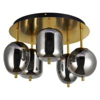 Потолочная люстра Arte Lamp Freddie A2231PL-5PB  фото, kupilegko.ru