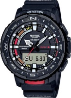 Японские наручные мужские часы Casio PRT-B70-1ER. Коллекция Pro-Trek  фото, kupilegko.ru