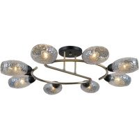 Потолочная люстра Illumico IL0300-8CSQ-79 BK AB  фото, kupilegko.ru