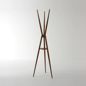 Ac-cent Black Walnut Вешалка Nissin Mokkou  фото, kupilegko.ru