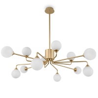 Подвесная люстра Freya Alexis FR5120PL-12G  фото, kupilegko.ru