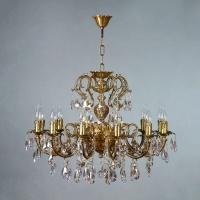 Подвесная люстра Ambiente Alicante 8888/12 AB Tear drop  фото, kupilegko.ru