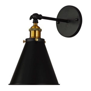 Бра, светильник настенный накладной Lumina Deco LDW B007-1 BK  фото, kupilegko.ru
