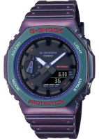 Японские наручные мужские часы Casio GA-2100AH-6A. Коллекция G-Shock  фото, kupilegko.ru