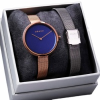 fashion наручные женские часы Obaku V227LXVLMV-SET. Коллекция Ultra Slim  фото, kupilegko.ru