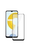 Защитное стекло Deppa для realme C21/C21Y 2.5D Full Glue (черная рамка)  фото, kupilegko.ru