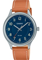 Японские наручные мужские часы Casio MTP-B160L-2B. Коллекция Analog  фото, kupilegko.ru