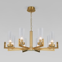 Подвесная люстра Eurosvet Arganie 60133/8 латунь  фото, kupilegko.ru
