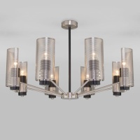 Потолочная люстра Eurosvet Grino 70139/8 никель  фото, kupilegko.ru