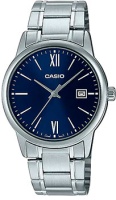 Японские наручные мужские часы Casio MTP-V002D-2B3. Коллекция Analog  фото, kupilegko.ru