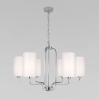 Подвесная люстра Eurosvet Purezza 60128/6 хром  фото, kupilegko.ru
