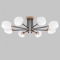 Потолочная люстра IMEX MD.4144-8-S-BK+FGD  фото, kupilegko.ru