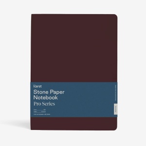 Stone Paper Burgundy Ежедневник B5 Karst  фото, kupilegko.ru