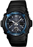 Японские наручные мужские часы Casio AWG-M100A-1A. Коллекция G-Shock  фото, kupilegko.ru