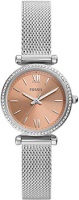 fashion наручные женские часы Fossil ES5088. Коллекция Carlie Mini  фото, kupilegko.ru