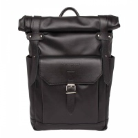 Рюкзак для ноутбука из кожи Eliot Black Lakestone 507 LS  фото, kupilegko.ru
