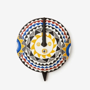 Hunu Sun Mask Скульптура S African Modern  фото, kupilegko.ru