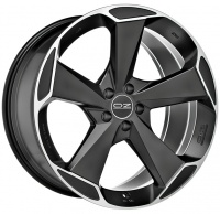 Литые колесные диски Oz Racing ASPEN HLT 9x21 5x112 ET50 D79 Чёрный матовый с полированной лицевой частью (W0198920354)  фото, kupilegko.ru