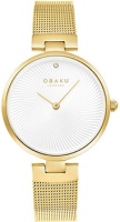 fashion наручные женские часы Obaku V256LXGIMG. Коллекция Diamant  фото, kupilegko.ru