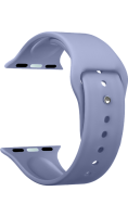 Ремешок  Deppa Band Silicone для Apple Watch 42/44 mm, силиконовый, лавандовый  фото, kupilegko.ru