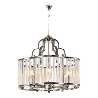 Подвесная люстра iLamp Qeens P9501-6 NIC  фото, kupilegko.ru