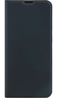 Чехол-книжка Deppa для Samsung Galaxy A12, полиуретан, черный  фото, kupilegko.ru