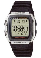 Японские наручные мужские часы Casio W-96H-1A. Коллекция Digital  фото, kupilegko.ru