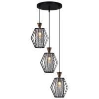 Подвесная люстра Reluce 00903-0.9-03 BK  фото, kupilegko.ru