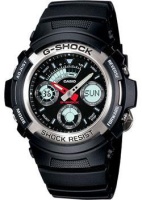 Японские наручные мужские часы Casio AW-590-1A. Коллекция G-Shock  фото, kupilegko.ru