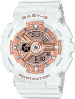 Японские наручные женские часы Casio BA-110X-7A1. Коллекция Baby-G  фото, kupilegko.ru