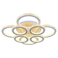 Потолочная светодиодная люстра Profit Light 8017/4+4 WHT  фото, kupilegko.ru