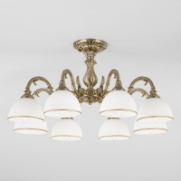 Потолочная люстра Eurosvet Caldera 60106/8 античная бронза  фото, kupilegko.ru