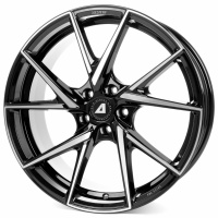 Литые колесные диски Alutec ADX.01 Black 8.5x19 5x114.3 ET40 D70.1 Бриллиантовый чёрный с полированной лицевой частью (ADX1-85940B83-1)  фото, kupilegko.ru