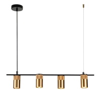 Подвесная люстра Indigo Liberta 11014/4P Gold V000148  фото, kupilegko.ru