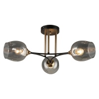 Потолочная люстра IMEX MD.4882-3-S COFFEE+FGD  фото, kupilegko.ru