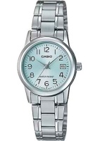 Японские наручные женские часы Casio LTP-V002D-2B. Коллекция Analog  фото, kupilegko.ru