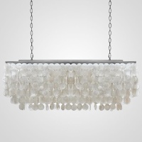 Подвесная люстра Imperium Loft Rectangle Shell Chandelier 2 Cascades 75535-22  фото, kupilegko.ru