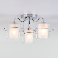 Потолочная люстра Eurosvet 30160/3 хром  фото, kupilegko.ru