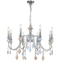 Подвесная люстра Lucia Tucci Maya 4450.8 Chrome  фото, kupilegko.ru