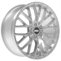 Литые колесные диски FONDMETAL Makhai Silver 10x21 5x112 ET31 D66.5 Серебристый глянцевый (RF09014)  фото, kupilegko.ru