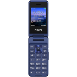 Мобильный телефон кнопочный Philips Xenium E2601 Синий  фото, kupilegko.ru